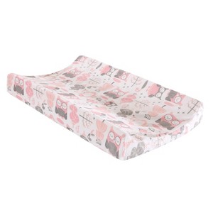 Night Owl Pink Pad Cover - Levtex Baby - 1 of 2