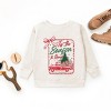 Tis The Season To Read Red Truck - Youth Graphic Sweatshirt - 2 of 4