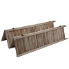 Sevobal Partitions And Room Dividers 4 Panels Screen, Portable Room Dividers And Partitions For Bedroom, Office, Brown, 63.3"*0.7"*67" - 4 of 4