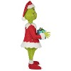 Gemmy 3D Holiday Lighted Tinsel Sculpture Grinch w/Ornament Box 30" Dr. Seuss, Multicolored - 4 of 4