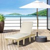 Outsunny Chaise Lounge Chair for Outdoor, Patio Recliner with 4-Position Adjustable Backrest and Cushion for Deck, Beach, Lawn and Sunbathing - 3 of 4