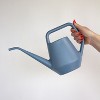 Bloem Sparrow Watering Can, 1.5 Liter, Durable Plastic Long Spout, Steady Flow, Indoor or Outdoor Gardening, Blue Gray - 4 of 4