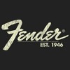 Juniors Womens Fender Distressed Logo Festival Muscle Tee - 2 of 4