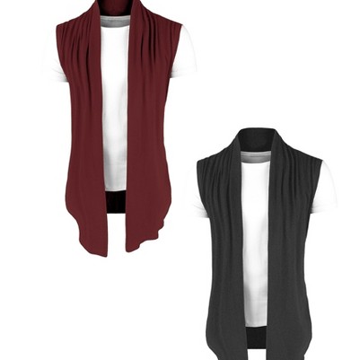 burgundy/dark gray