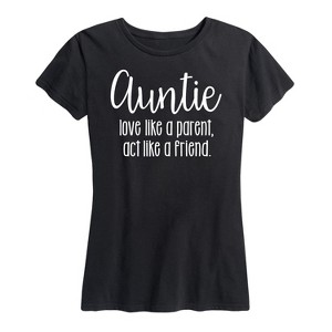 Women's - Instant Message - Auntie Love Like A Parent Short Sleeve Graphic T-Shirt - 1 of 4