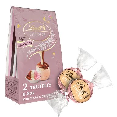 LINDOR Easter Neapolitan Chocolate Truffle Bag - 0.8oz