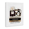 Stupell Industries Elegant Glam Fashion Floral Bag on Bookstack Canvas Wall Art - 3 of 4