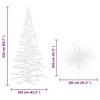 vidaXL Christmas Trees with Stand Brown 82.7" Solid pine wood - 4 of 4
