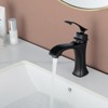 Cobbe Matte Black Vanity Sink Faucets Single Handle Bathroom Faucet Single-Hole Installation - 2 of 4