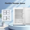 ZAFRO 3.0 Cu.ft Small Upright Freezer, Compact with Removable Shelves, Adjustable Thermostat, Reversible Door, Quiet for Home/Office, White - 2 of 4