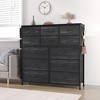 Whizmax 12 Dresser Drawer for Bedroom, Chest of Drawers, Wide Fabric Storage Drawer with Wood Tabletop for Kids Room, Closet, Hallway, Entryway - 2 of 4