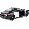 2023 Dodge Charger Pursuit Police Car Black and White "Law Enforcement and Public Service" 1/24 Diecast Model Car by Motormax - 4 of 4