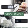 Unique Bargains Kitchen Hotel Indicator Clean Dirty Sign Rectangle Dishwasher Magnet - 3 of 4