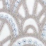 lace embroidered pumpkin