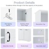 68'' Tall Bathroom Cabinet with Laundry Basket, Bathroom Storage Cabinet With Drawers, Hidden Laundry Hamper Cabinet For Bathroom Living Room - 4 of 4