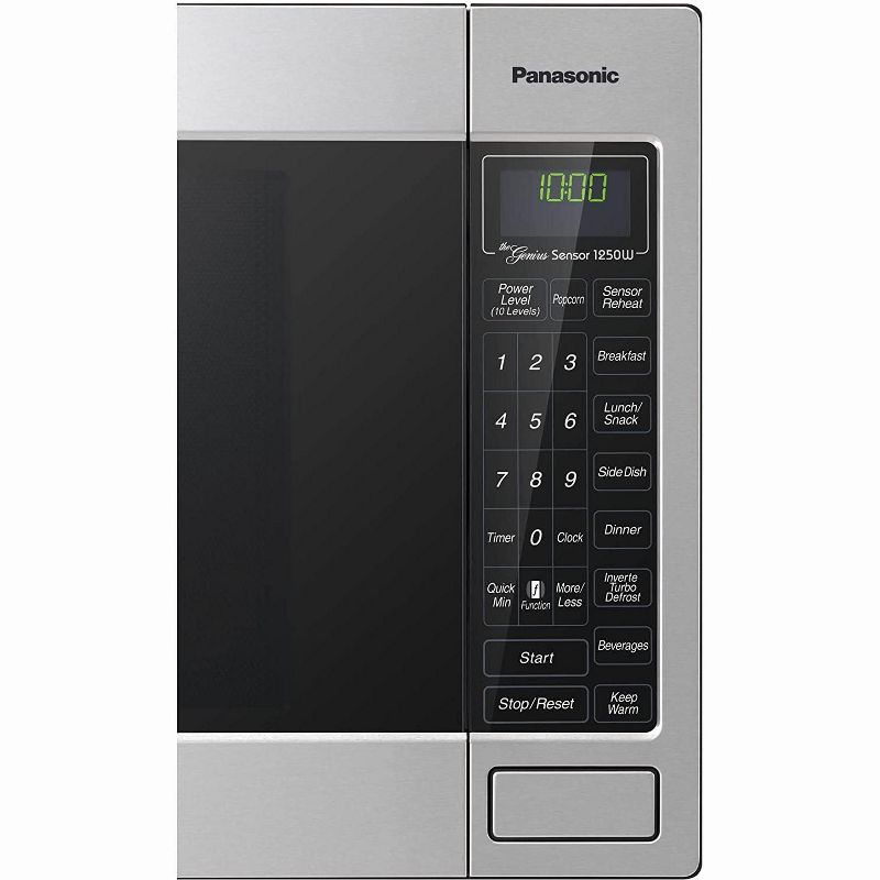 Panasonic NN-T945SF 2.2 cu.ft Inverter Countertop Microwave Oven 1250 Watt Power with Genius Sensor Cooking, Stainless Steel, 3 of 9