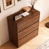 Gaoyangjiaju 32.48 Inch Wooden 3 - Drawer Dresser for Bedroom Storage - 3 of 4