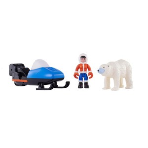Wild Republic Green Guardians Polar Bear Figurines, 3 Pieces - 1 of 1