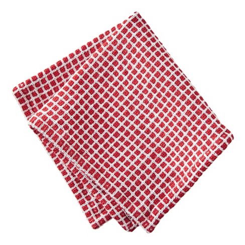 Kitchenaid PINK Checked Kitchen Dish Towels - Set of 2 - 100