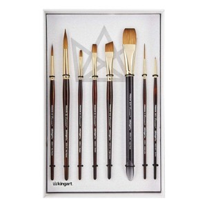 KINGART Finesse™ Brushes 8 pc - 1 of 4