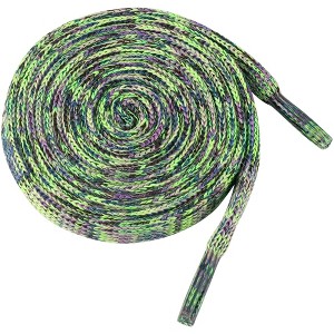 INSPIRE CHIC Gradient Colors Flat Shoelaces for Boots Sneakers 2 Pairs - 1 of 4
