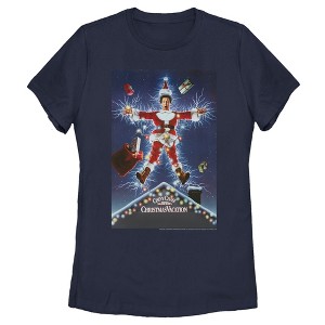 Women's National Lampoon's Christmas Vacation Electrified Poster T-Shirt - 1 of 4