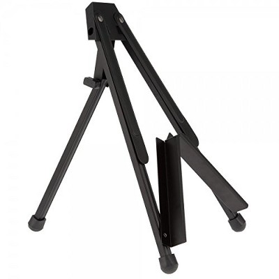 Black Aluminum Portable Tabletop Easel with Carrying Case