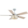 Bella Depot 52" Modern Crystal Ceiling Fan with Light - 2 of 4