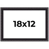 PosterPalooza | Antique Red Picture Frame - UV Acrylic, Backing Board, Hanging Hardware Included - 2 of 4