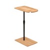 JUJABU C-shaped Oval Adjustable End Tables with Slots for Bed, Living Room & Bedroom - 2 of 4