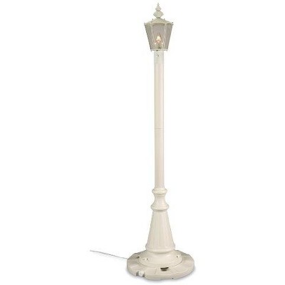 Patio Living Concepts 421 White Cambridge Single Lantern Patio Lamp, 80-inch