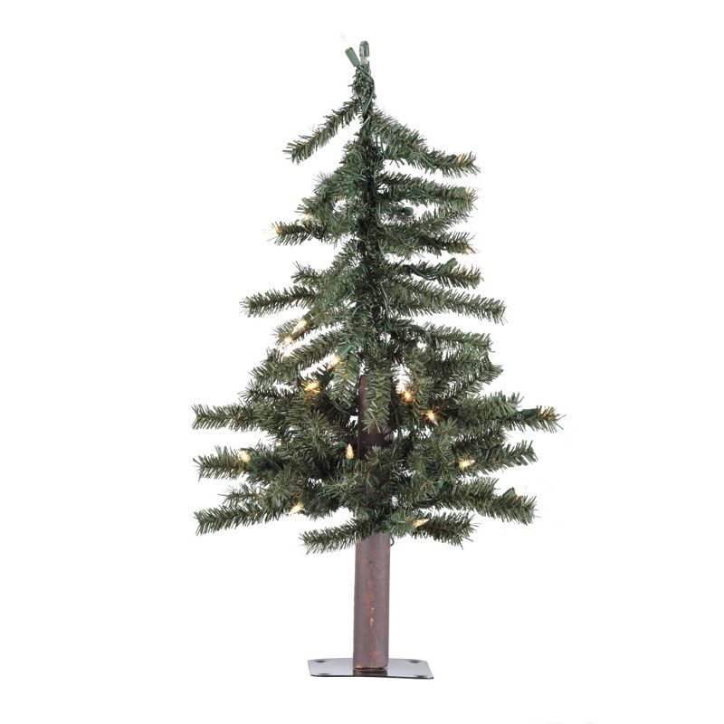 Vickerman Natural Alpine Artificial Christmas Tree, 1 of 5