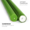 12 inch Taper Candles Set of 12 - Dripless and Smokeless Candle Unscented - Slow Burning Candle Sticks Are Perfect As Thanksgiving Taper Candles - 2 of 4