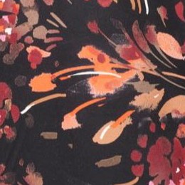 black floral
