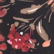 black floral