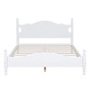 Full/Queen Size Wood House Bed, Easy Assembly, Platform Bed, No Box Spring Needed, Wooden Slat Mattress Foundation - 4 of 4