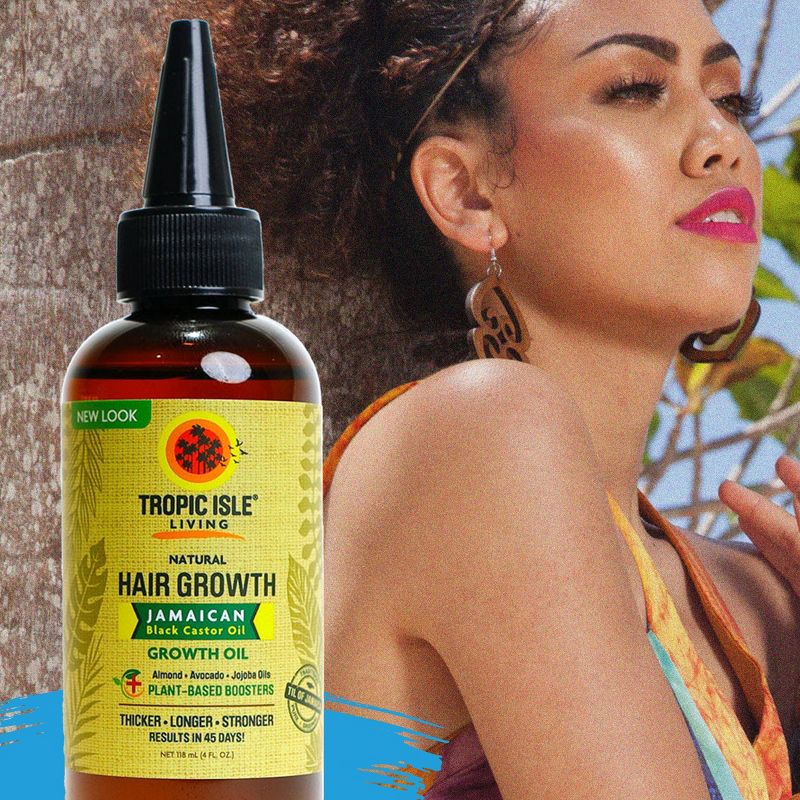 Tropic Isle Living Jamaican Black Castor Hair Growth Oil - 4oz, 3 of 9