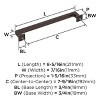 Amerock Lintel Pull for Cabinets, Drawers, and Furniture - 4 of 4