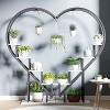 Erommy 5 Tier Plant Stand Indoor, Heart-Shape Plant Shelf with Hanging Hook, Multiple Planter Display for Home Decor, Living Room, Balcony - 2 of 3