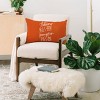 Chelcey Tate Autumn Skies And Pumpkin Pies Orange Oblong Throw Pillow - Society6 - 2 of 2