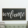 VIP Wood 31.5 in. Black Welcome Sign - 2 of 4