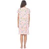Casual Nights Women's Super Soft Yummy Nightshirt, Short Sleeve Nightgown, Night Dress with Fun Prints & Patterns - 4 of 4