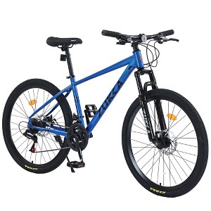 Whisen 26” Suspension Mountain Bike with 8-Speed Rear Derailleur, Fork KENDA Tires, Double Disc Brakes - 1 of 4
