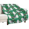 DSANE Old English Sheepdog Christmas Christmas Throw Blanket Soft Fleece Christmas Blanket Cozy Flannel Throw for Couch Bed - 3 of 4