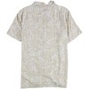 I.N.C International Concepts Mens Botanical Print Button Up Shirt, Beige, Large - 2 of 2