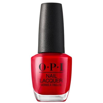 O. P. I. Big Apple Red gel polish on NC42 skin. My new fave summer red