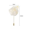 Unique Bargains Wedding Ceremony Anniversary Groom Silk Metal Rose Boutonnieres 24 Pcs - 2 of 3