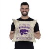 NCAA Kansas State Wildcats 26 x 26 Woven Tapestry Pillow - 4 of 4