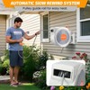 Retractable Garden Hose Reel, With 9 Function Sprayer Nozzle, Any Length Lock, Automatic Rewind and Slow Return System, - 2 of 4