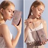Women’s Wallet Leather Wristlet – RFID Blocking Large Capacity Credit Card Holder with Zipper Pocket, Multiple Compartments & Phone Slot - 3 of 4